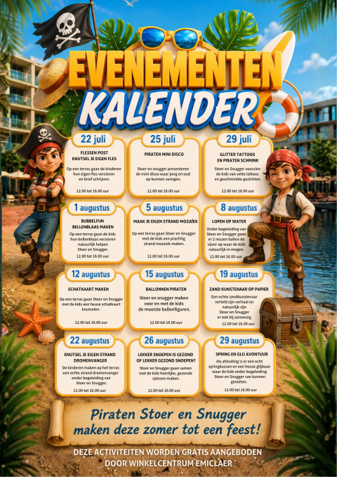 Emiclaer on the beach activiteiten