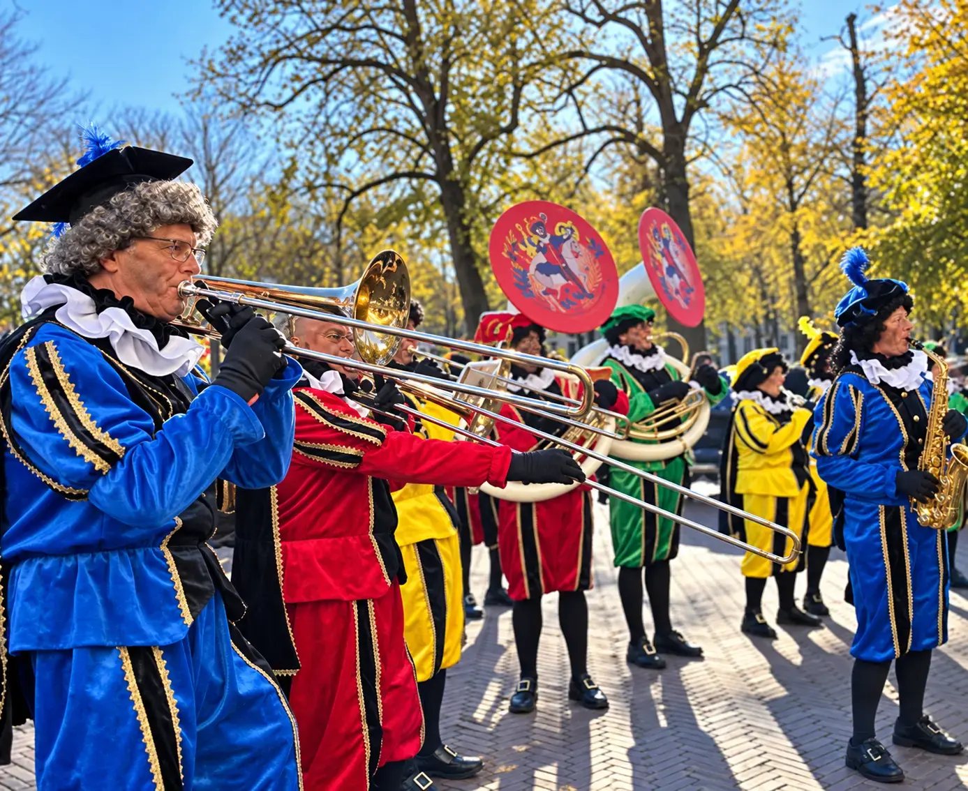 Sinterklaas intocht met fanfare